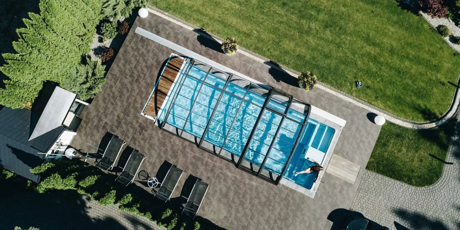 Fiberglass pool Trinidad 9.70m x 3.70m x 1.60m